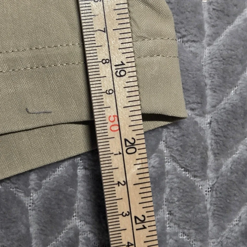 Nike Tiger‎ Woods Collection Practice Mens 33 Khaki Golf Shorts Herringbone
